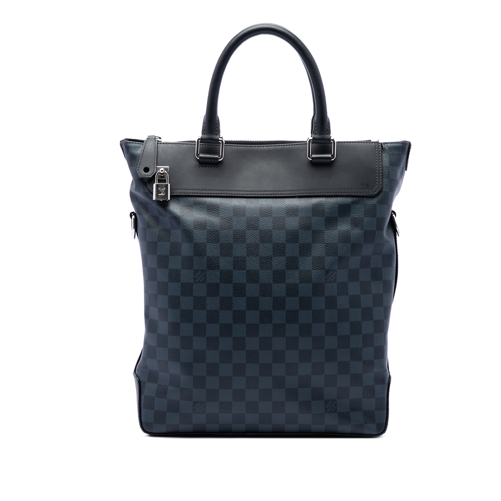 Pre-Loved Louis Vuitton Damier Cobalt Greenwich Tote
